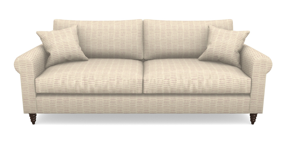 Product photograph of Apuldram 4 Seater Sofa In Cloth 18 - Daub - Rose from Sofas and Stuff Limited