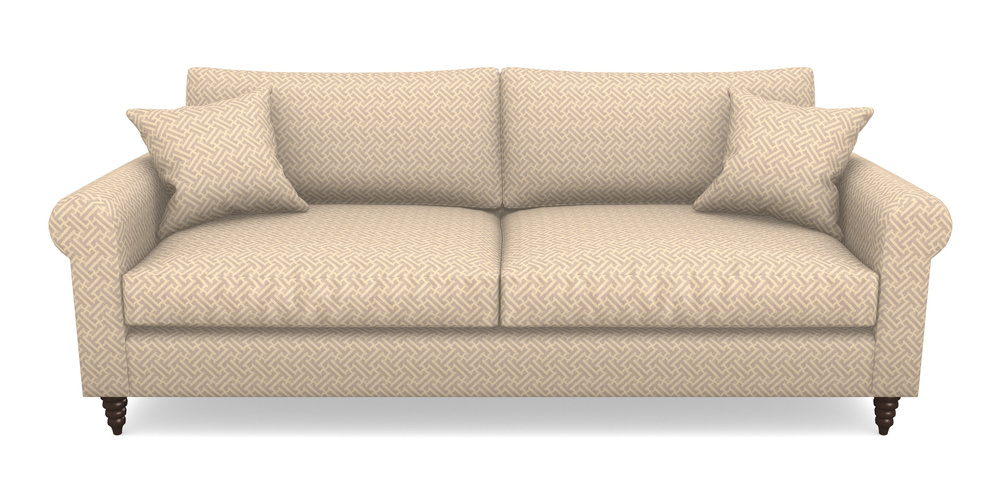 Product photograph of Apuldram 4 Seater Sofa In Cloth 18 - Key - Berry from Sofas and Stuff Limited