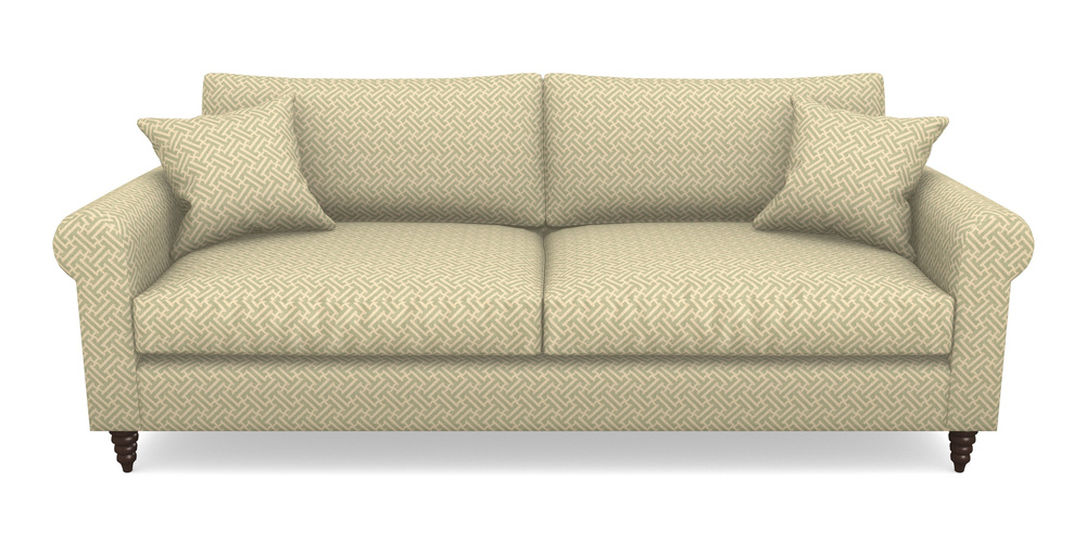 Product photograph of Apuldram 4 Seater Sofa In Cloth 18 - Key - Fennel from Sofas and Stuff Limited