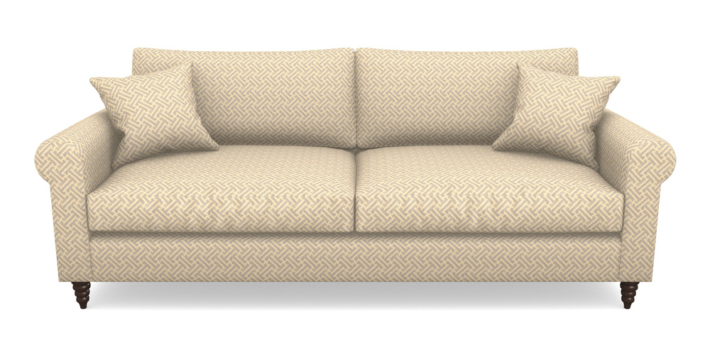 Product photograph of Apuldram 4 Seater Sofa In Cloth 18 - Key - Lavender from Sofas and Stuff Limited