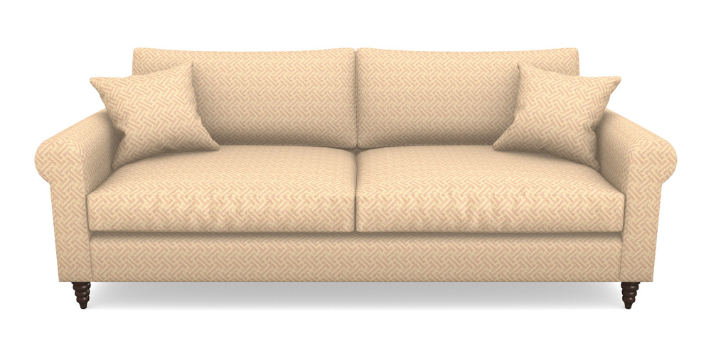 Product photograph of Apuldram 4 Seater Sofa In Cloth 18 - Key - Rose from Sofas and Stuff Limited