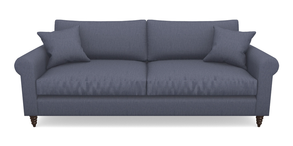 Product photograph of Apuldram 4 Seater Sofa In Clever Cotton Mix - Oxford Blue from Sofas and Stuff Limited