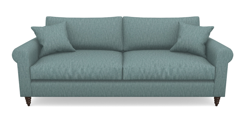 Product photograph of Apuldram 4 Seater Sofa In Clever Cotton Mix - Teal from Sofas and Stuff Limited