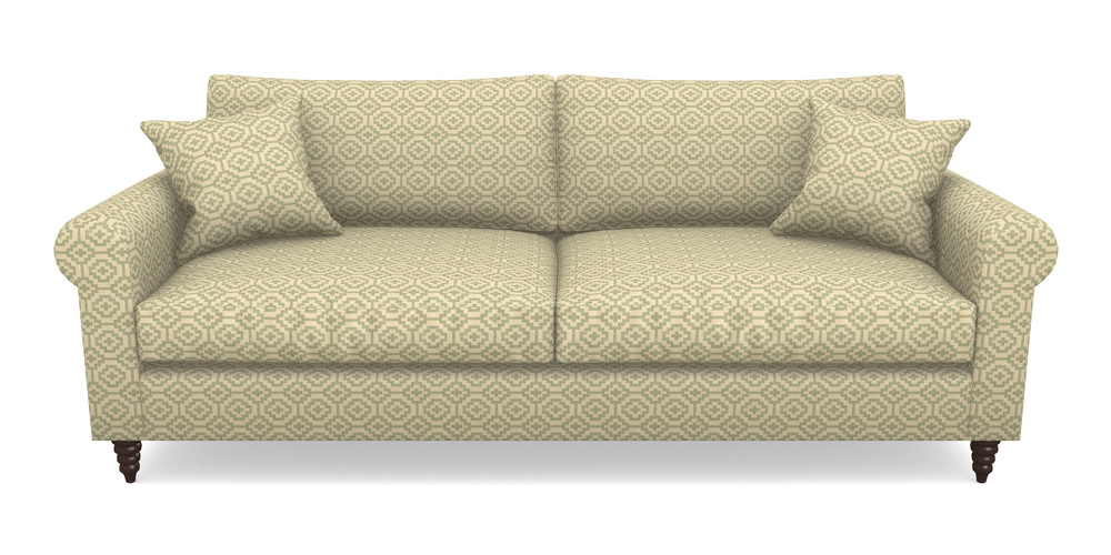 Product photograph of Apuldram 4 Seater Sofa In Cloth 18 - Tile - Fennel from Sofas and Stuff Limited
