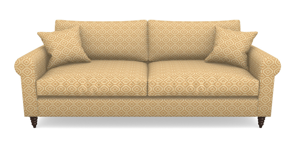 Product photograph of Apuldram 4 Seater Sofa In Cloth 18 - Tile - Fudge from Sofas and Stuff Limited