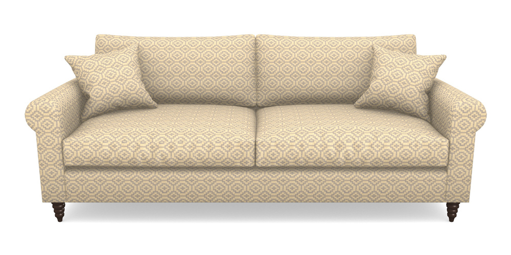 Product photograph of Apuldram 4 Seater Sofa In Cloth 18 - Tile - Lavender from Sofas and Stuff Limited