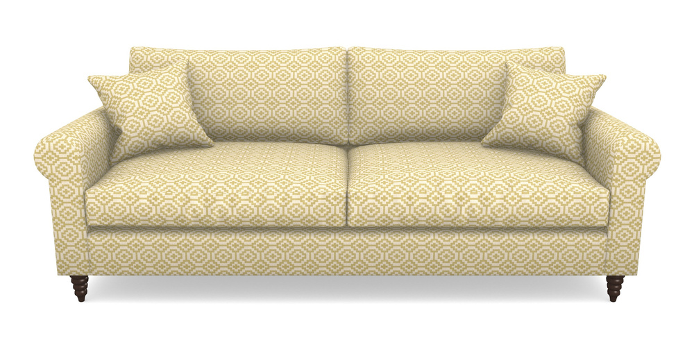 Product photograph of Apuldram 4 Seater Sofa In Cloth 18 - Tile - Summer from Sofas and Stuff Limited