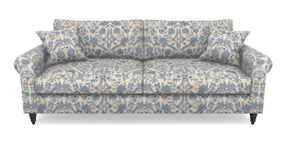 Product photograph of Apuldram 4 Seater Sofa In V A Brompton Collection - Coromandel - Morning Blue from Sofas and Stuff Limited