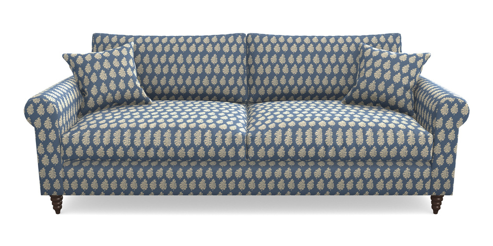 Product photograph of Apuldram 4 Seater Sofa In Cloth 21 - Oak Leaf - Bilberry from Sofas and Stuff Limited