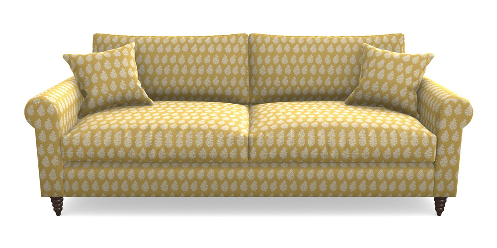 Product photograph of Apuldram 4 Seater Sofa In Cloth 21 - Oak Leaf - Canary from Sofas and Stuff Limited