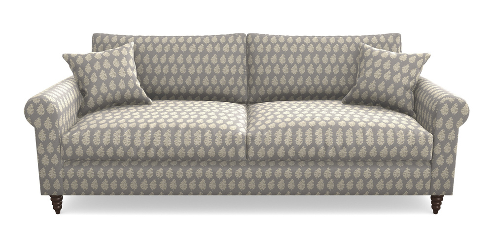 Product photograph of Apuldram 4 Seater Sofa In Cloth 21 - Oak Leaf - Magnesium from Sofas and Stuff Limited
