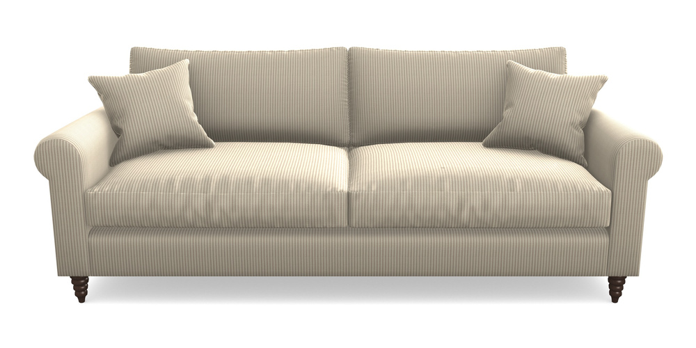 Product photograph of Apuldram 4 Seater Sofa In Cloth 21 - Simple Stripe - Beech from Sofas and Stuff Limited