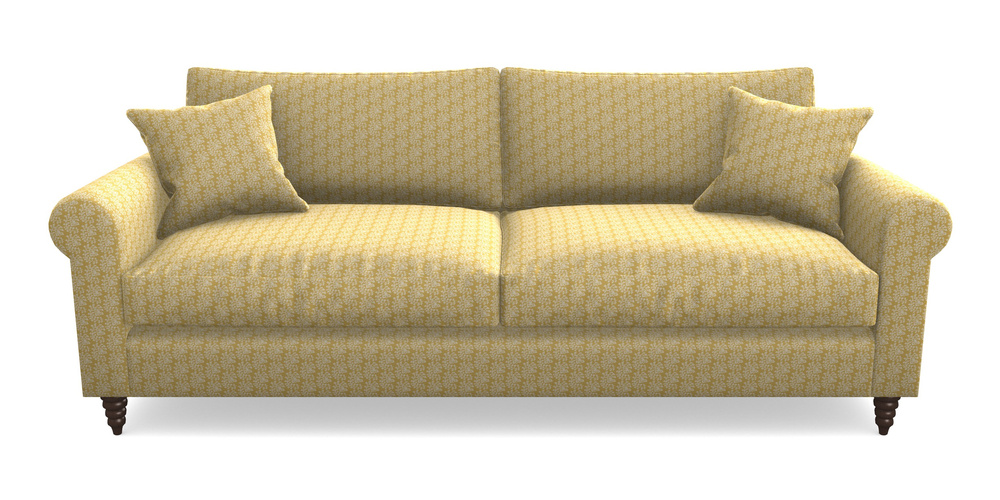 Product photograph of Apuldram 4 Seater Sofa In Cloth 21 - Spring Twig - Canary from Sofas and Stuff Limited
