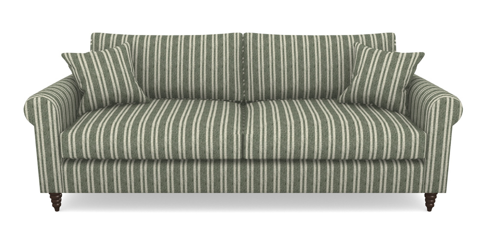 Product photograph of Apuldram 4 Seater Sofa In Cloth 22 - Barcode - Courgette from Sofas and Stuff Limited
