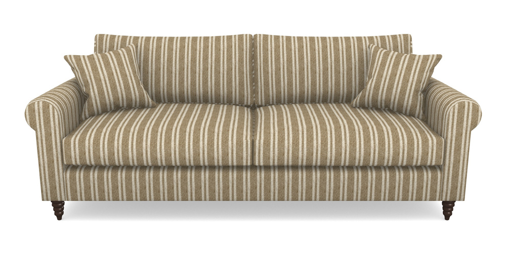 Product photograph of Apuldram 4 Seater Sofa In Cloth 22 - Barcode - Fallen Leaf from Sofas and Stuff Limited