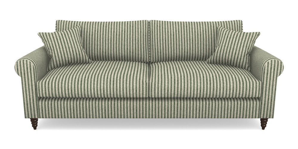 Product photograph of Apuldram 4 Seater Sofa In Cloth 22 - Pinstripe - Courgette from Sofas and Stuff Limited