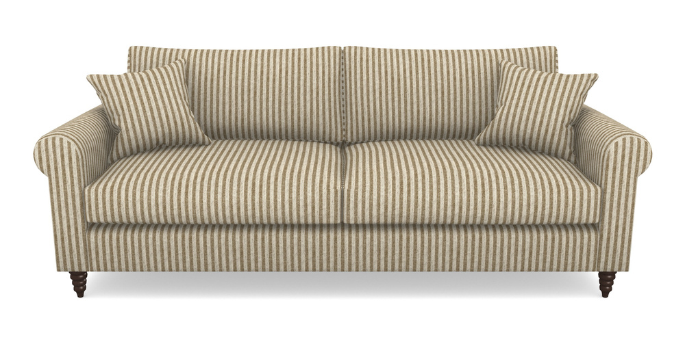 Product photograph of Apuldram 4 Seater Sofa In Cloth 22 - Pinstripe - Fallen Leaf from Sofas and Stuff Limited