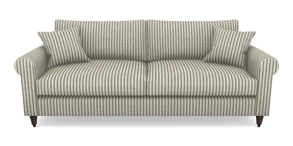 Product photograph of Apuldram 4 Seater Sofa In Cloth 22 - Pinstripe - Seal from Sofas and Stuff Limited