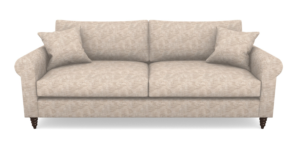 Product photograph of Apuldram 4 Seater Sofa In Cloth 20 - Design 4 - Natural Slub from Sofas and Stuff Limited