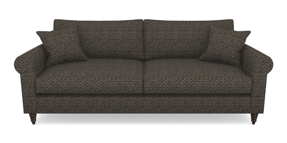 Product photograph of Apuldram 4 Seater Sofa In Cloth 20 - Design 3 - Chestnut Weave from Sofas and Stuff Limited