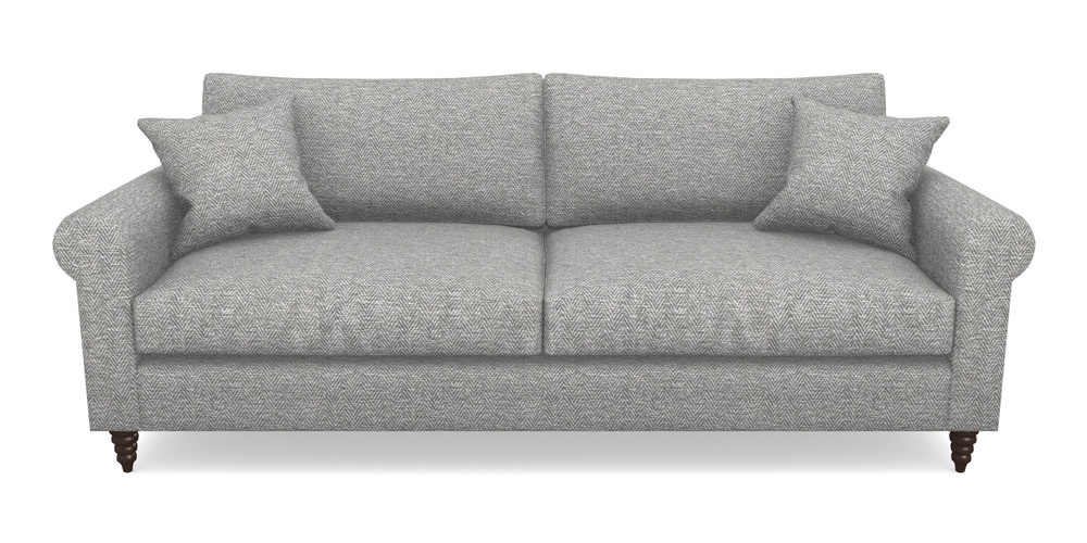 Product photograph of Apuldram 4 Seater Sofa In Dundee Herringbone - Marble from Sofas and Stuff Limited