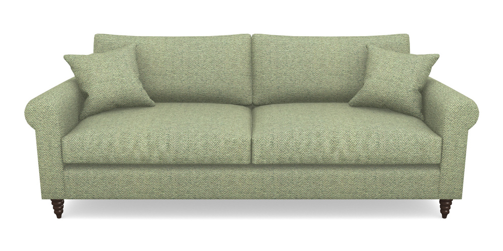 Product photograph of Apuldram 4 Seater Sofa In Dundee Herringbone - Sage from Sofas and Stuff Limited