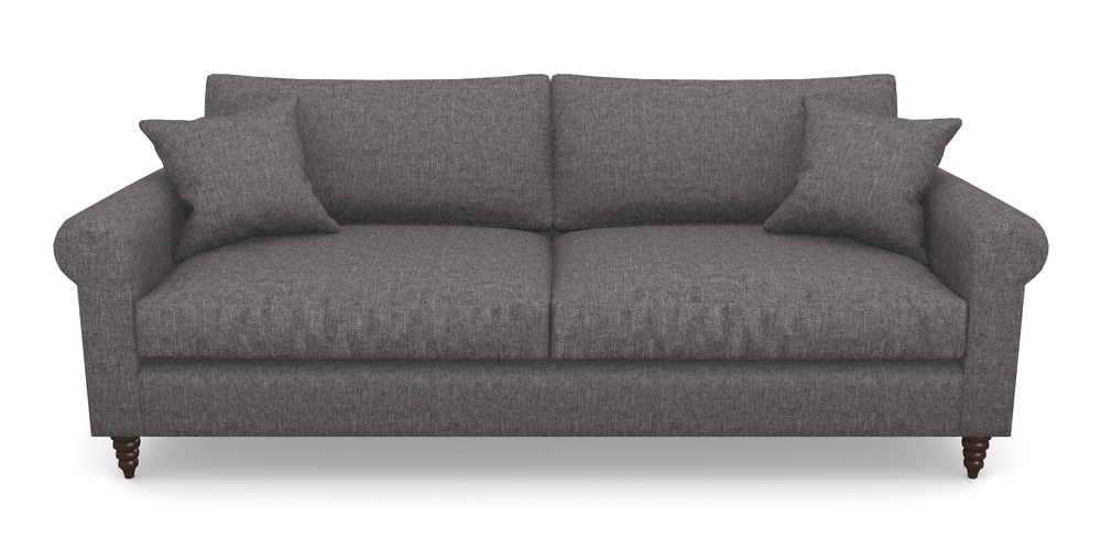 Product photograph of Apuldram 4 Seater Sofa In Easy Clean Plain - Ash from Sofas and Stuff Limited