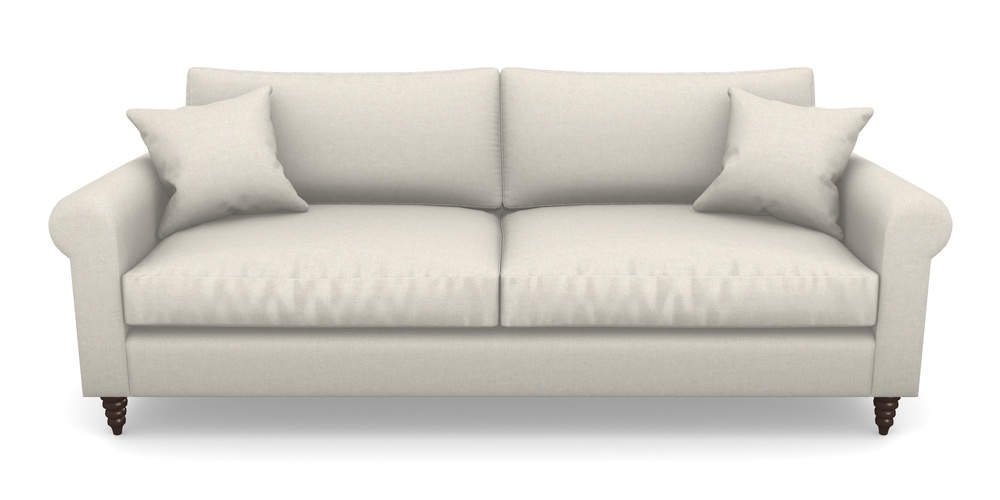 Product photograph of Apuldram 4 Seater Sofa In Easy Clean Plain - Chalk from Sofas and Stuff Limited