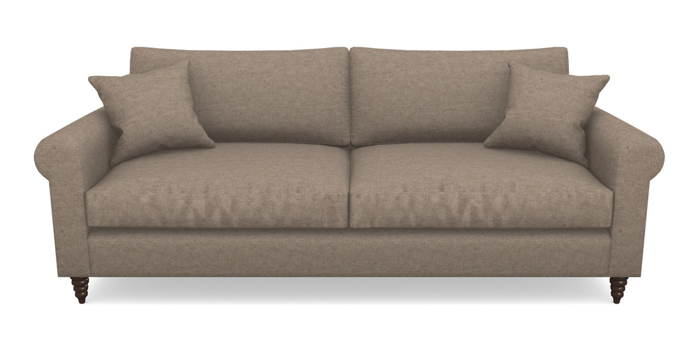 Product photograph of Apuldram 4 Seater Sofa In Easy Clean Plain - Camel from Sofas and Stuff Limited