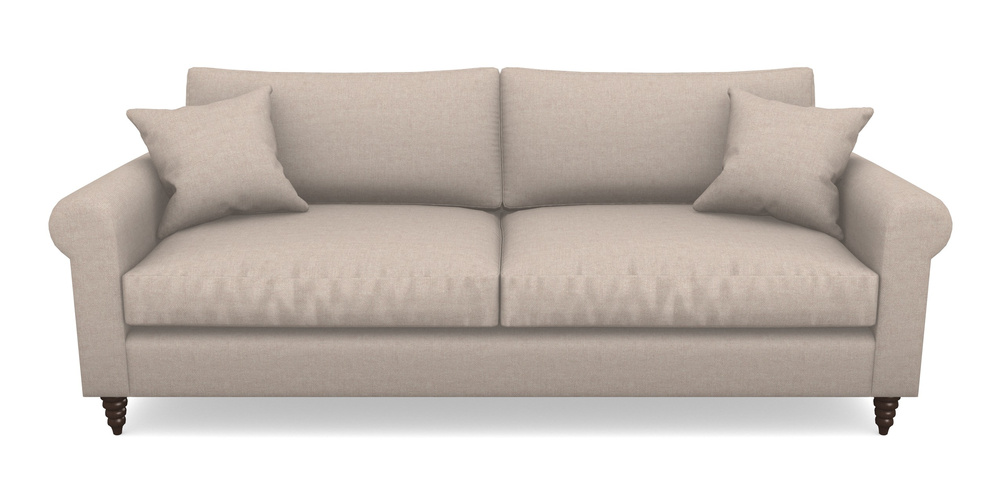 Product photograph of Apuldram 4 Seater Sofa In Easy Clean Plain - Cream from Sofas and Stuff Limited