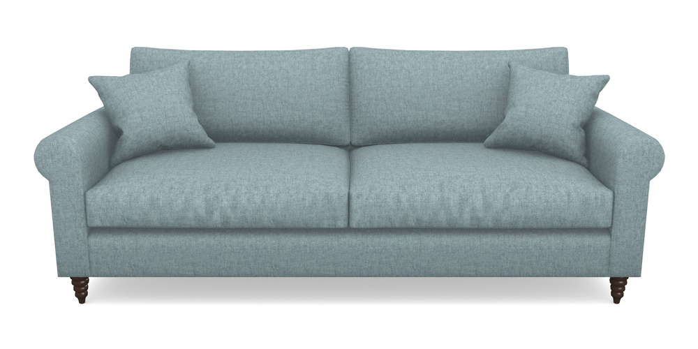 Product photograph of Apuldram 4 Seater Sofa In Easy Clean Plain - Polar from Sofas and Stuff Limited