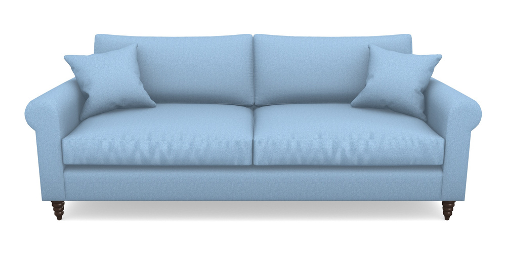 Product photograph of Apuldram 4 Seater Sofa In Eco Washable Cotton - Cornflower from Sofas and Stuff Limited