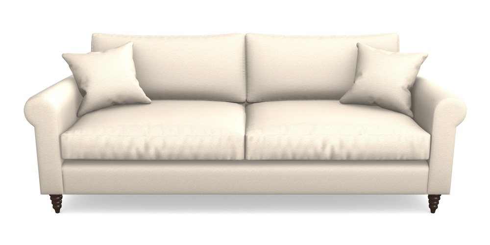 Product photograph of Apuldram 4 Seater Sofa In Eco Washable Cotton - Eggshell from Sofas and Stuff Limited