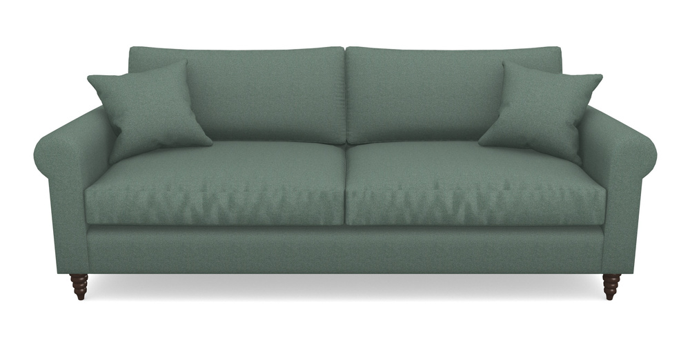 Product photograph of Apuldram 4 Seater Sofa In Eco Washable Cotton - Mineral from Sofas and Stuff Limited
