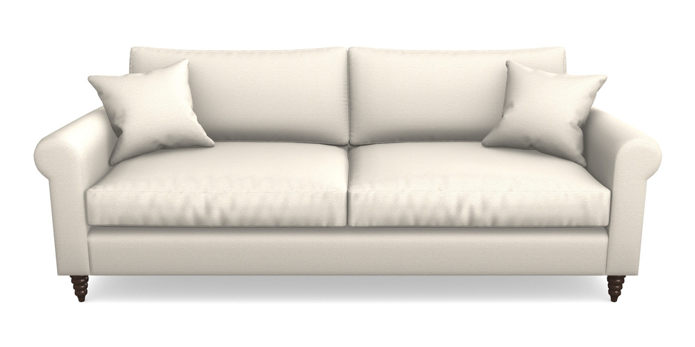 Product photograph of Apuldram 4 Seater Sofa In Eco Washable Cotton - Parchment from Sofas and Stuff Limited