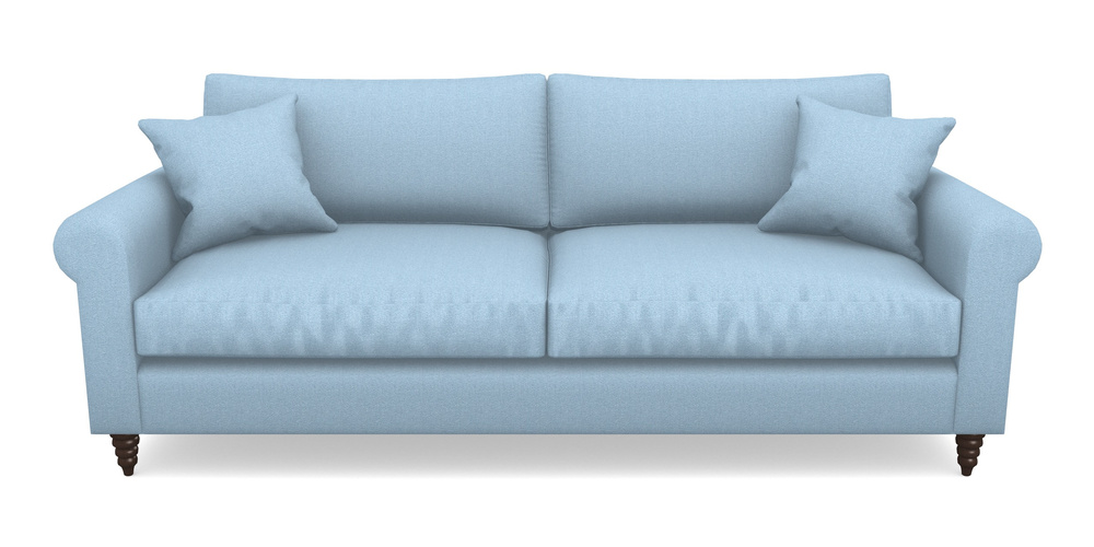 Product photograph of Apuldram 4 Seater Sofa In Eco Washable Cotton - Sky from Sofas and Stuff Limited
