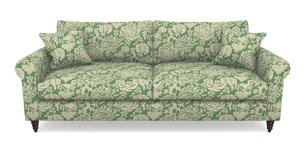 Product photograph of Apuldram 4 Seater Sofa In V A Brompton Collection - Flowering Kale - Basil from Sofas and Stuff Limited