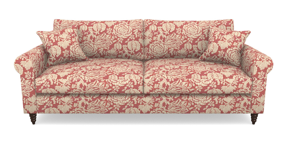 Product photograph of Apuldram 4 Seater Sofa In V A Brompton Collection - Flowering Kale - Chilli from Sofas and Stuff Limited