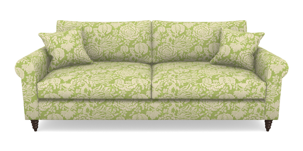 Product photograph of Apuldram 4 Seater Sofa In V A Brompton Collection - Flowering Kale - Lime from Sofas and Stuff Limited