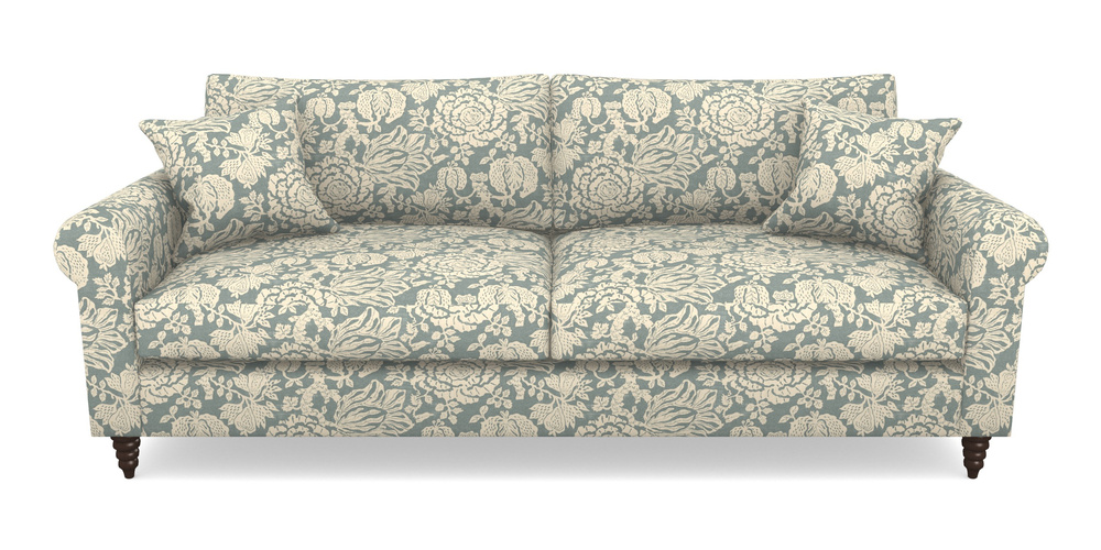 Product photograph of Apuldram 4 Seater Sofa In V A Brompton Collection - Flowering Kale - Pebble from Sofas and Stuff Limited