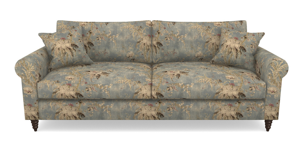 Product photograph of Apuldram 4 Seater Sofa In Floral Linen - Zefferino Danish Girl from Sofas and Stuff Limited