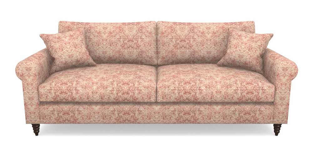 Product photograph of Apuldram 4 Seater Sofa In Grace Linen - Brick from Sofas and Stuff Limited