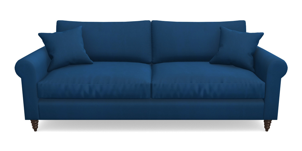 Product photograph of Apuldram 4 Seater Sofa In House Clever Velvet - Royal from Sofas and Stuff Limited