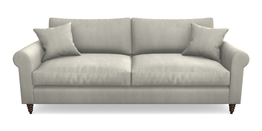 Product photograph of Apuldram 4 Seater Sofa In House Clever Velvet - Stone from Sofas and Stuff Limited