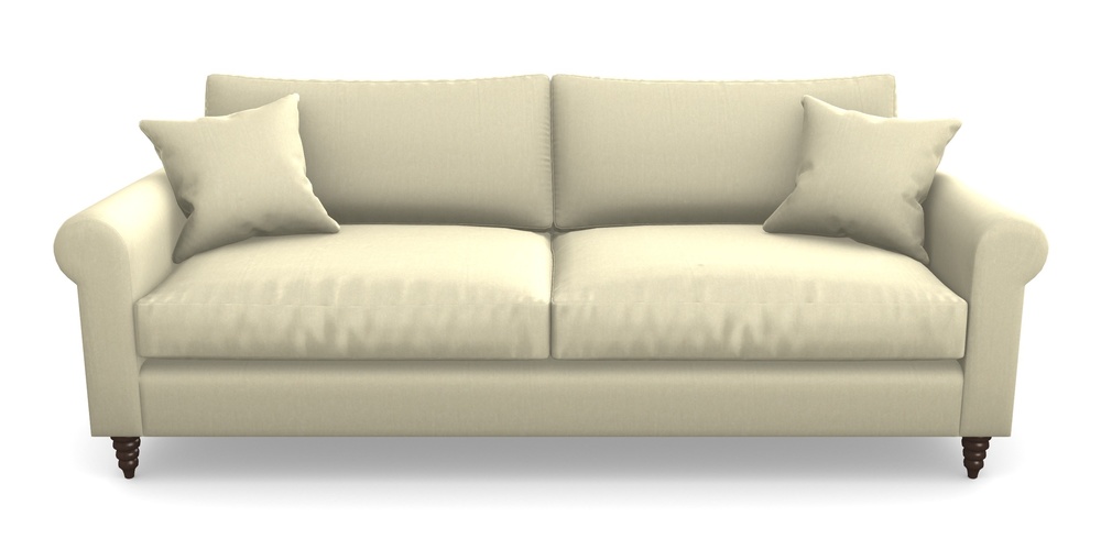 Product photograph of Apuldram 4 Seater Sofa In House Velvet - Latte from Sofas and Stuff Limited