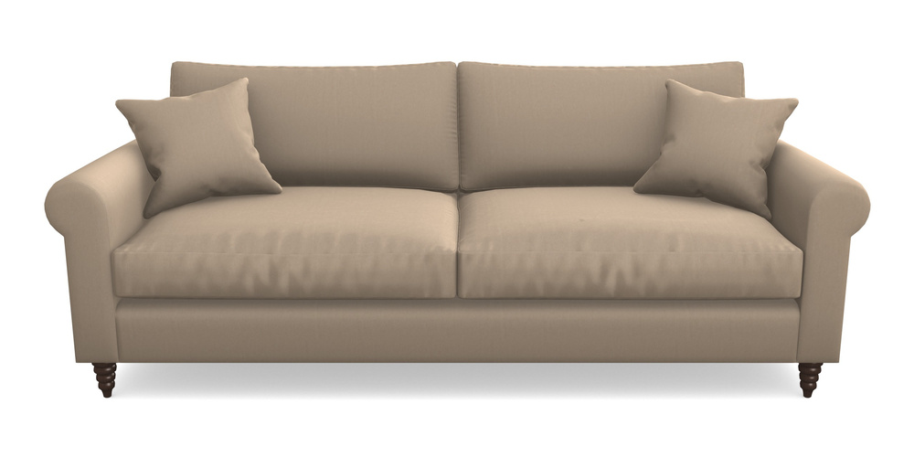 Product photograph of Apuldram 4 Seater Sofa In House Velvet - Linen from Sofas and Stuff Limited