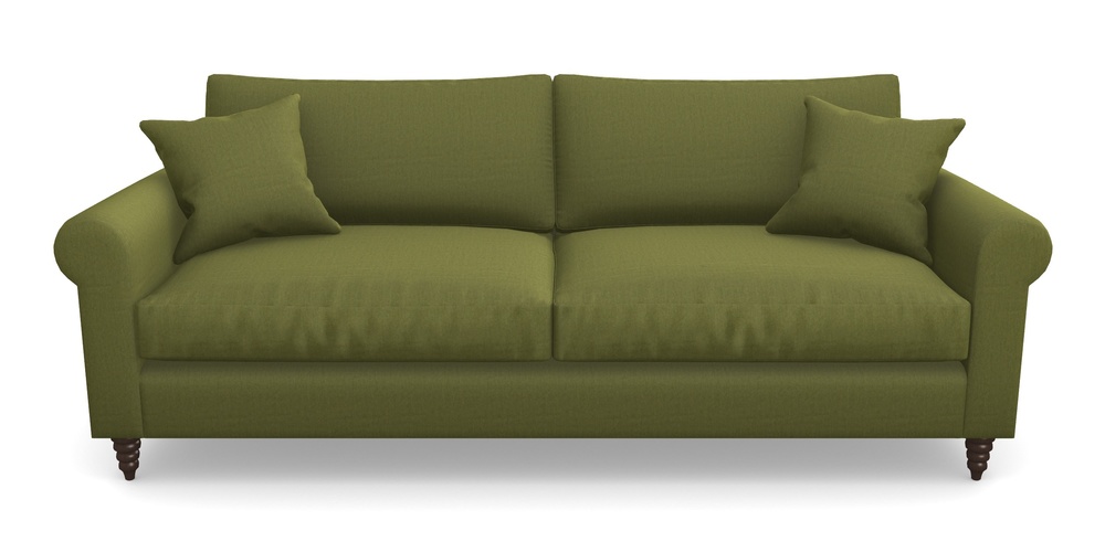 Product photograph of Apuldram 4 Seater Sofa In House Velvet - Olive from Sofas and Stuff Limited