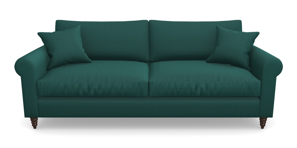 Product photograph of Apuldram 4 Seater Sofa In House Velvet - Peacock from Sofas and Stuff Limited