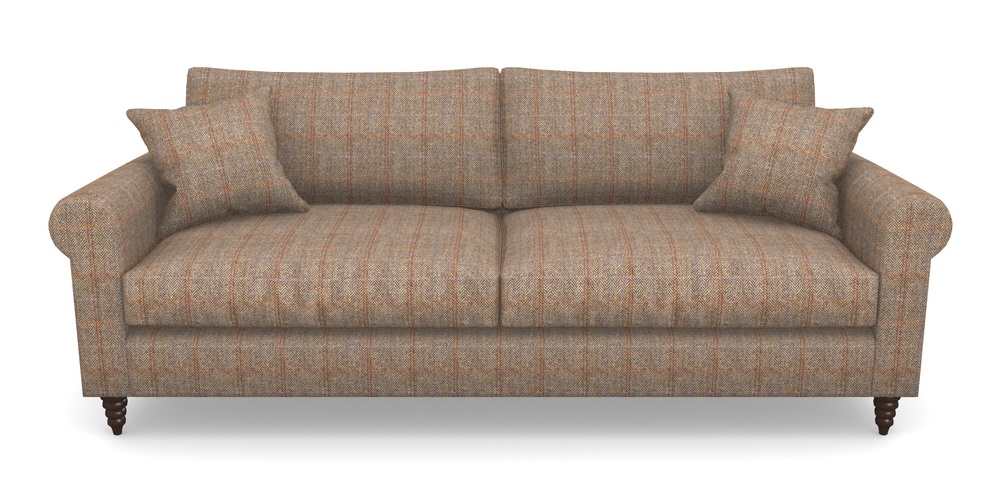 Product photograph of Apuldram 4 Seater Sofa In Harris Tweed House - Harris Tweed House Bracken Herringbone from Sofas and Stuff Limited