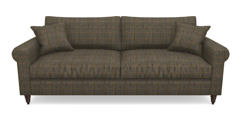 Product photograph of Apuldram 4 Seater Sofa In Harris Tweed House - Harris Tweed House Blue from Sofas and Stuff Limited